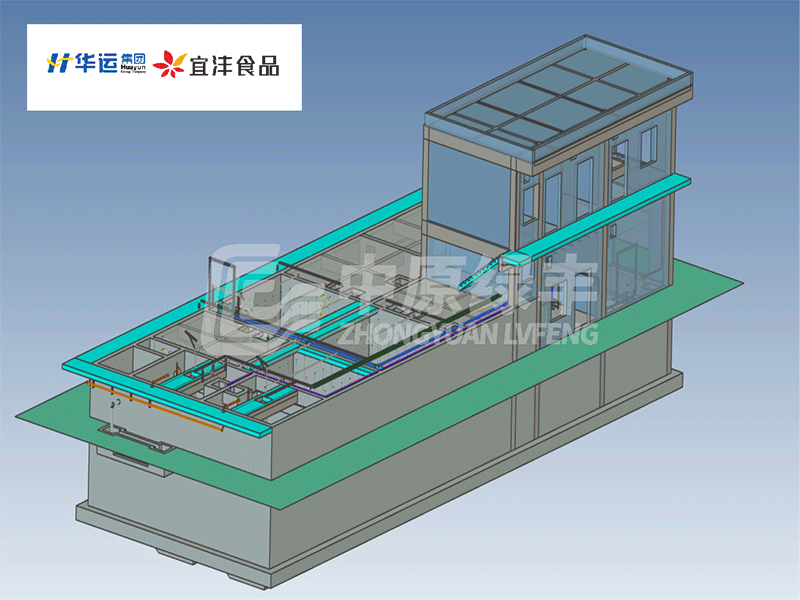 華運集團·宜灃食品300m3/d商超央廚廢水處理工程